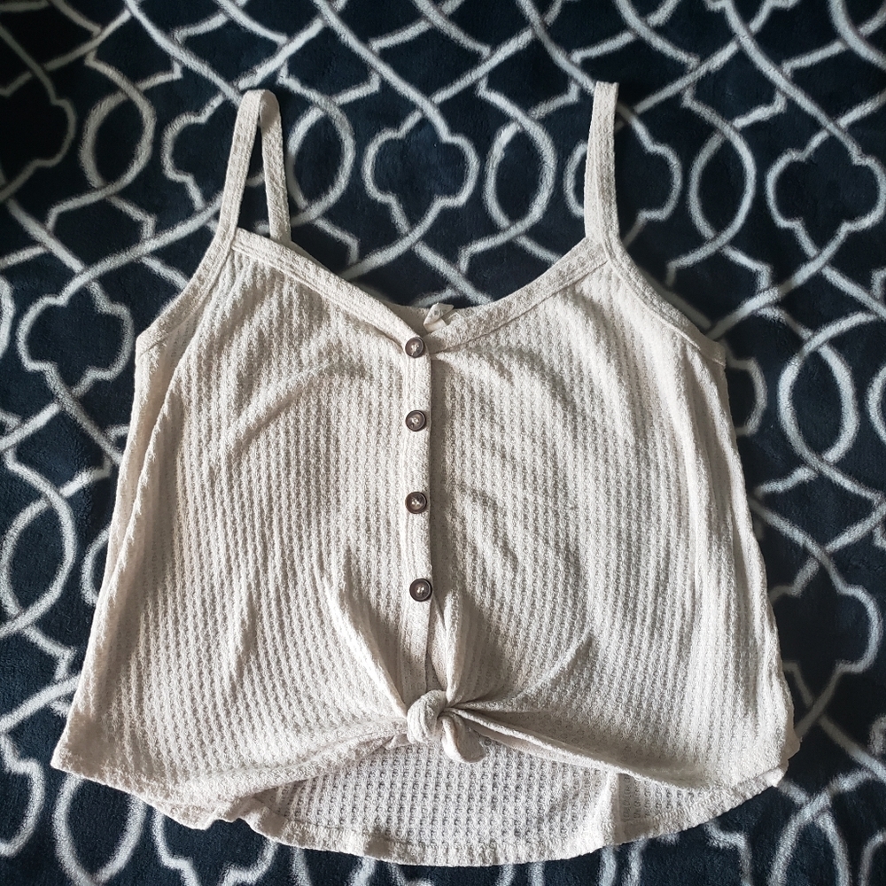 Ivory Buttoned Cami